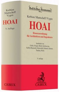 Produktbild: Honorarordnung f&uuml;r Architekten und Ingenieure (HOAI)