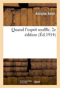 Produktbild: Quand l'Esprit Souffle. 2e &Eacute;dition