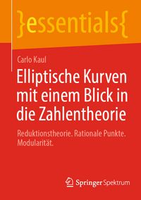 Produktbild: Elliptische Kurven mit einem Blick in die Zahlentheorie