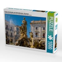 Produktbild: CALVENDO Puzzle Piazza Archimedes mit Artemisbrunnen, Syracusa | 1000 Teile Lege-Gr&ouml;&szlig;e 64x48cm Foto-Puzzle f&uuml;r gl&uuml;ckliche Stunden