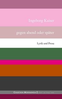 Produktbild: Gegen abend oder sp&auml;ter