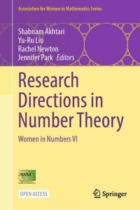 Produktbild: Research Directions in Number Theory