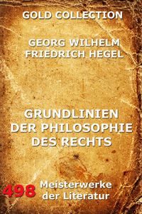 Produktbild: Grundlinien der Philosophie des Rechts