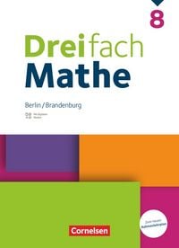 Produktbild: Dreifach Mathe - Berlin und Brandenburg - 8. Schuljahr