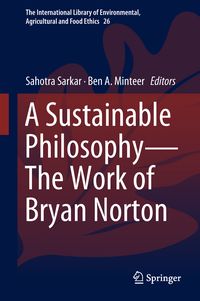 Produktbild: A Sustainable Philosophy&mdash;The Work of Bryan Norton