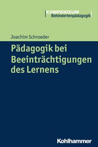 Produktbild: P&auml;dagogik bei Beeintr&auml;chtigungen des Lernens