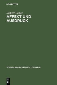 Produktbild: Affekt und Ausdruck