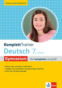Bild vom Artikel Klett KomplettTrainer Gymnasium Deutsch 7. Klasse vom Autor 