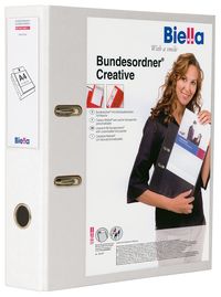 Produktbild: BIELLA Bundesordner&reg; Creative mit Sichttasche, weiss