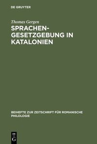 Produktbild: Sprachengesetzgebung in Katalonien