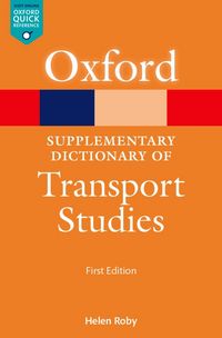 Produktbild: A Supplementary Dictionary of Transport Studies