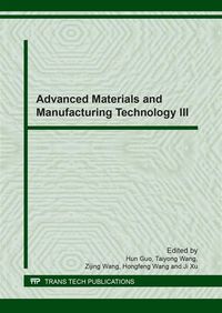 Produktbild: Advanced Materials and Manufacturing Technology III