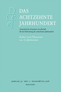 Produktbild: Das achtzehnte Jahrhundert. Zeitschrift der Deutschen Gesellschaft...