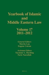 Produktbild: Yearbook of Islamic and Middle Eastern Law, Volume 17 (2011-2012)