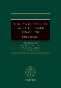 Produktbild: The Law of Security and Title-Based Financing