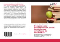 Produktbild: Pensamiento Educativo de Carrillo: base de una estrategia de ense&ntilde;anza