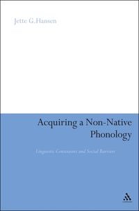 Produktbild: Acquiring a Non-Native Phonology