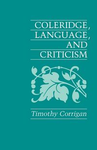 Produktbild: Coleridge, Language and Criticism