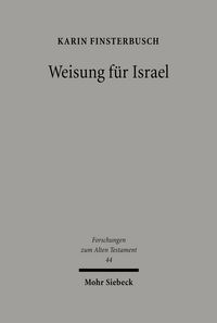 Produktbild: Weisung f&uuml;r Israel