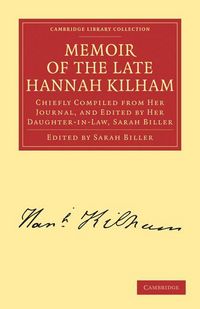 Produktbild: Memoir of the Late Hannah Kilham