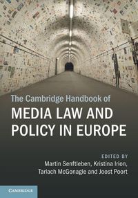 Produktbild: The Cambridge Handbook of Media Law and Policy in Europe