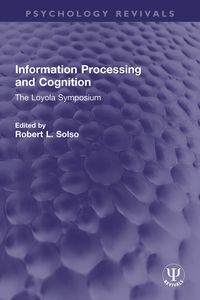 Produktbild: Information Processing and Cognition