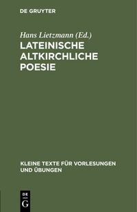 Produktbild: Lateinische altkirchliche Poesie
