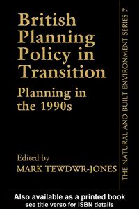 Produktbild: British Planning Policy in Transition