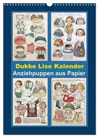 Produktbild: Dukke Lise Kalender - Anziehpuppen aus Papier (Wandkalender 2026 DIN A3 hoch), CALVENDO Monatskalender