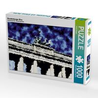 Produktbild: CALVENDO Puzzle Brandenburger Blau | 1000 Teile Lege-Gr&ouml;&szlig;e 64x48cm Foto-Puzzle f&uuml;r gl&uuml;ckliche Stunden