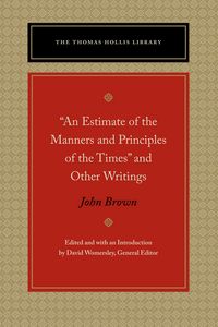 Produktbild: An Estimate of the Manners and Principles of the Times and Other Writings