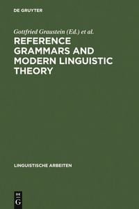 Produktbild: Reference Grammars and Modern Linguistic Theory