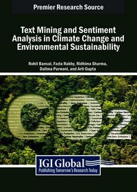 Produktbild: Text Mining and Sentiment Analysis in Climate Change and Environmental Sustainability