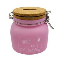 Produktbild: Sparglas Hurra ein M&auml;dchen