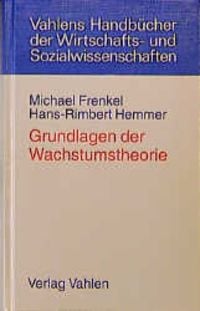 Produktbild: Grundlagen der Wachstumstheorie