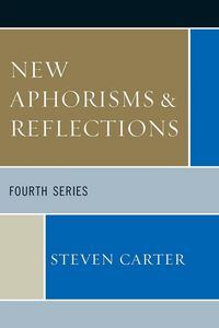 Produktbild: Carter, S: New Aphorisms & Reflections