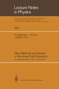 Produktbild: New Methods and Results in Non-linear Field Equations