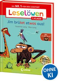 Produktbild: Lesel&ouml;wen 1. Klasse - Jim ist mies drauf - Jim br&uuml;tet etwas aus!