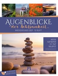 Produktbild: Augenblicke der Achtsamkeit Wochenplaner Kalender 2027