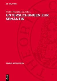 Produktbild: Untersuchungen zur Semantik