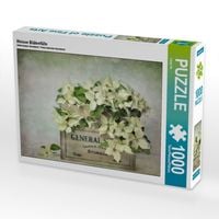 Produktbild: CALVENDO Puzzle Weisse Bl&uuml;tenf&uuml;lle | 1000 Teile Lege-Gr&ouml;&szlig;e 64x48cm Foto-Puzzle f&uuml;r gl&uuml;ckliche Stunden