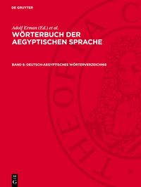 Produktbild: Deutsch-Aegyptisches W&ouml;rterverzeichnis