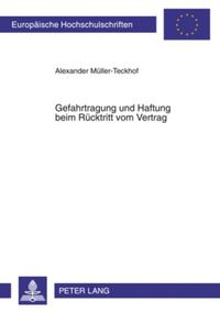 Produktbild: Gefahrtragung und Haftung beim R&uuml;cktritt vom Vertrag