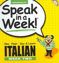 Produktbild: Speak in a Week! Italian Week Two [With Paperback Book]