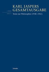 Produktbild: Texte zur Philosophie (1938–1961)