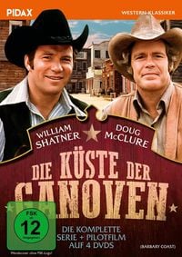 Produktbild: Die K&uuml;ste der Ganoven (Barbary Coast) / Die komplette 13-teilige Westernserie (Pidax Western-Klassiker) [4 DVDs]