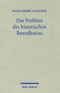 Produktbild: Das Problem des historischen Bewu&szlig;tseins