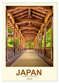 Produktbild: Japan - Moderne mit Religion (Wandkalender 2026 DIN A3 hoch), CALVENDO Monatskalender