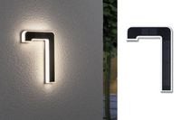 Produktbild: Paulmann 79848 Solar-Hausnummernleuchte 0.20W Warmwei&szlig; Schwarz