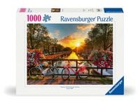 Produktbild: Erwachsenenpuzzle 1000 Teile - Fahrr&auml;der in Amsterdam - Bestseller